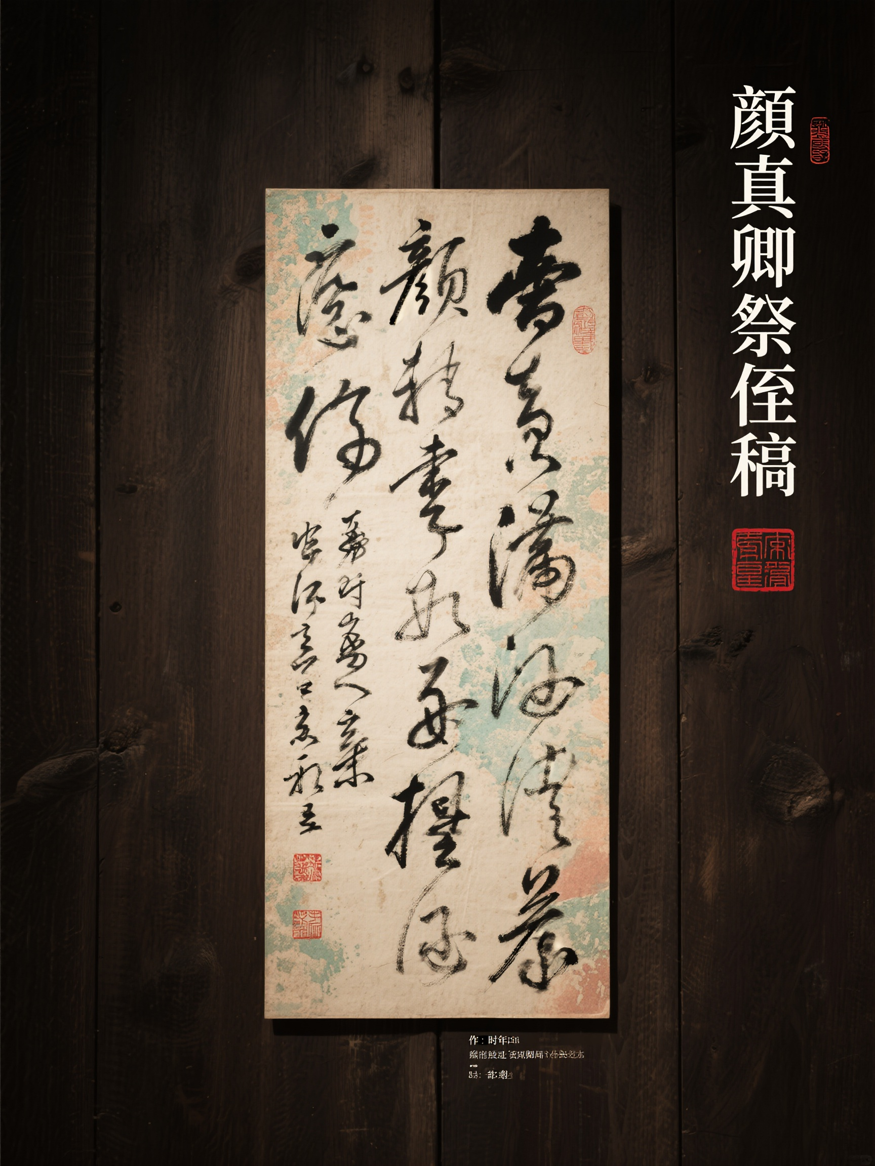 可有颜鲁工意？