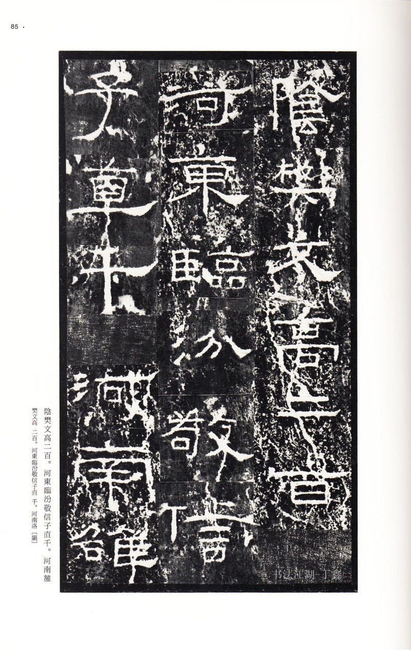 礼器碑 - 二玄社中国法书选礼器碑