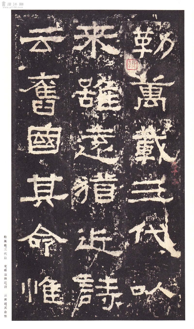 张迁碑 - 二玄社原色法帖选张迁碑