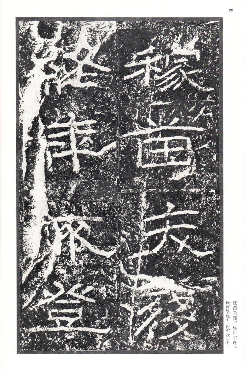 石门颂 - 二玄社中国法书选石门颂